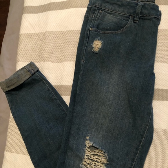 Ripped skinny jeans - Picture 1 of 5